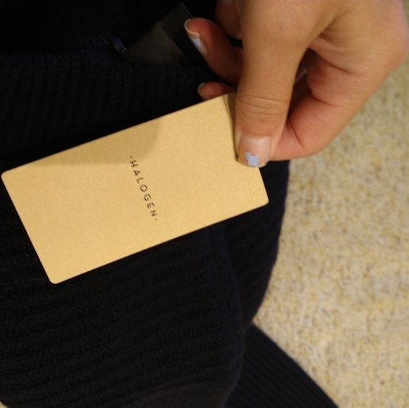 NWT Halogen Faux Wrap Cashmere Blend Sweater - Picture 12 of 12